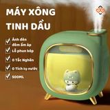  Máy xông tinh dầu phun kép dễ thương 