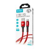 Cáp Micro Inkax dây dù CK-80 1m Red