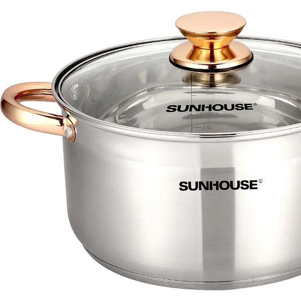  Bộ nồi inox 5 đáy Sunhouse SH781 