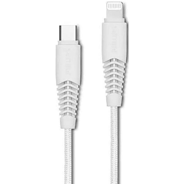  Cáp Type-C to Lightning Philips sạc nhanh DLC5541V/97 1m 