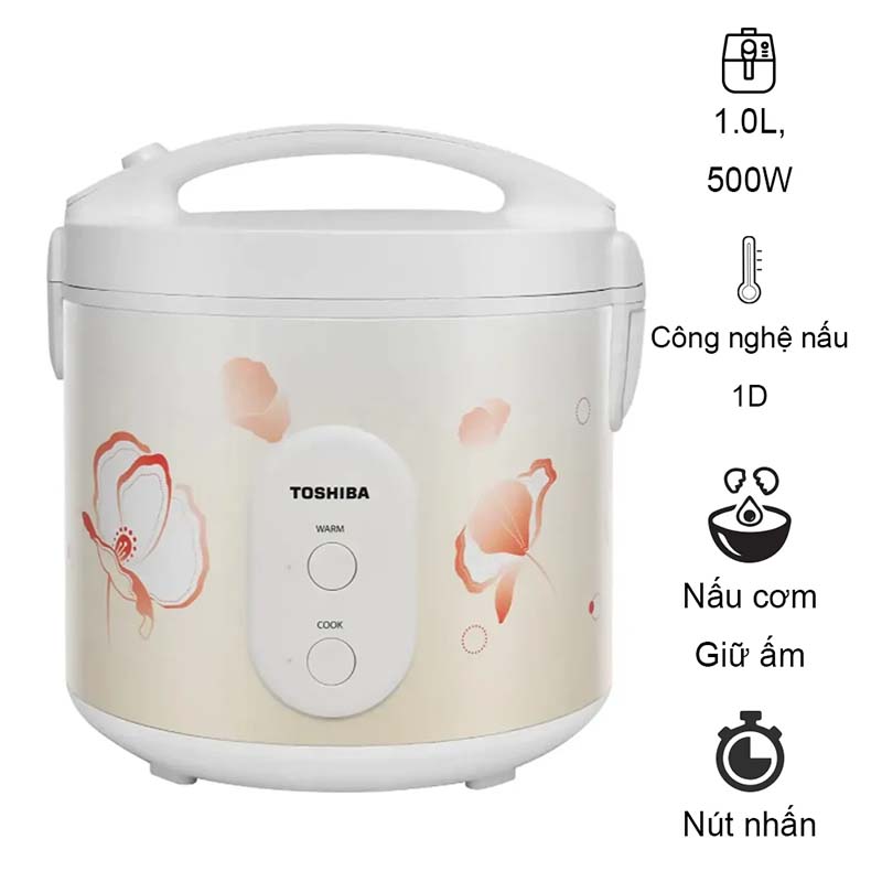 Nồi cơm điện Toshiba 1 lít RC-10JE2VN(O)