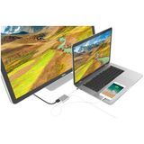 Cổng chuyển Hyperdrive USB-C Hub 3in1 HD259A Silver