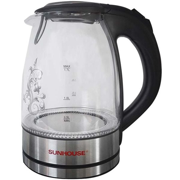  Ấm đun Siêu tốc thủy tinh 1.7 lít Sunhouse SHD1217B 