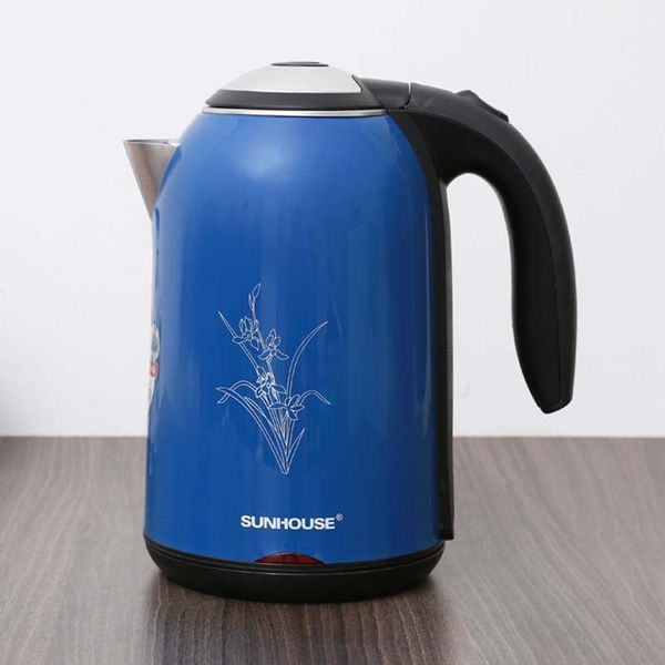  Ấm đun Siêu tốc Inox 2 lớp 1.7 lít Sunhouse SHD1382 
