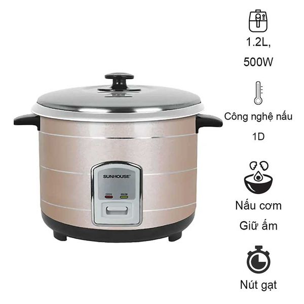  Nồi cơm điện 1.2L Sunhouse SHD8105 vung rời 