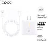 Bộ sạc nhanh 65W USB to Type-C Oppo Super Vooc
