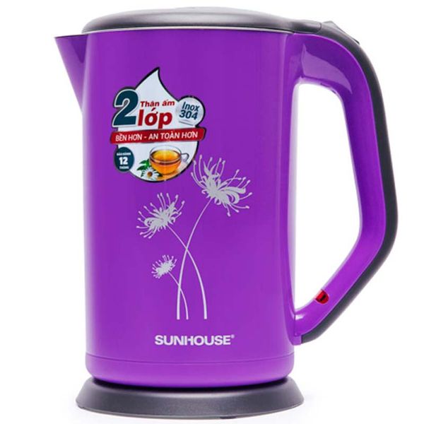  Ấm đun siêu tốc Sunhouse 2 lớp SHD1383P 