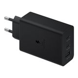 Củ sạc nhanh 65W 3in1 USB/2USB-C Chính hãng Samsung EP-T6530 Black