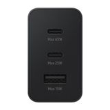 Củ sạc nhanh 65W 3in1 USB/2USB-C Chính hãng Samsung EP-T6530 Black