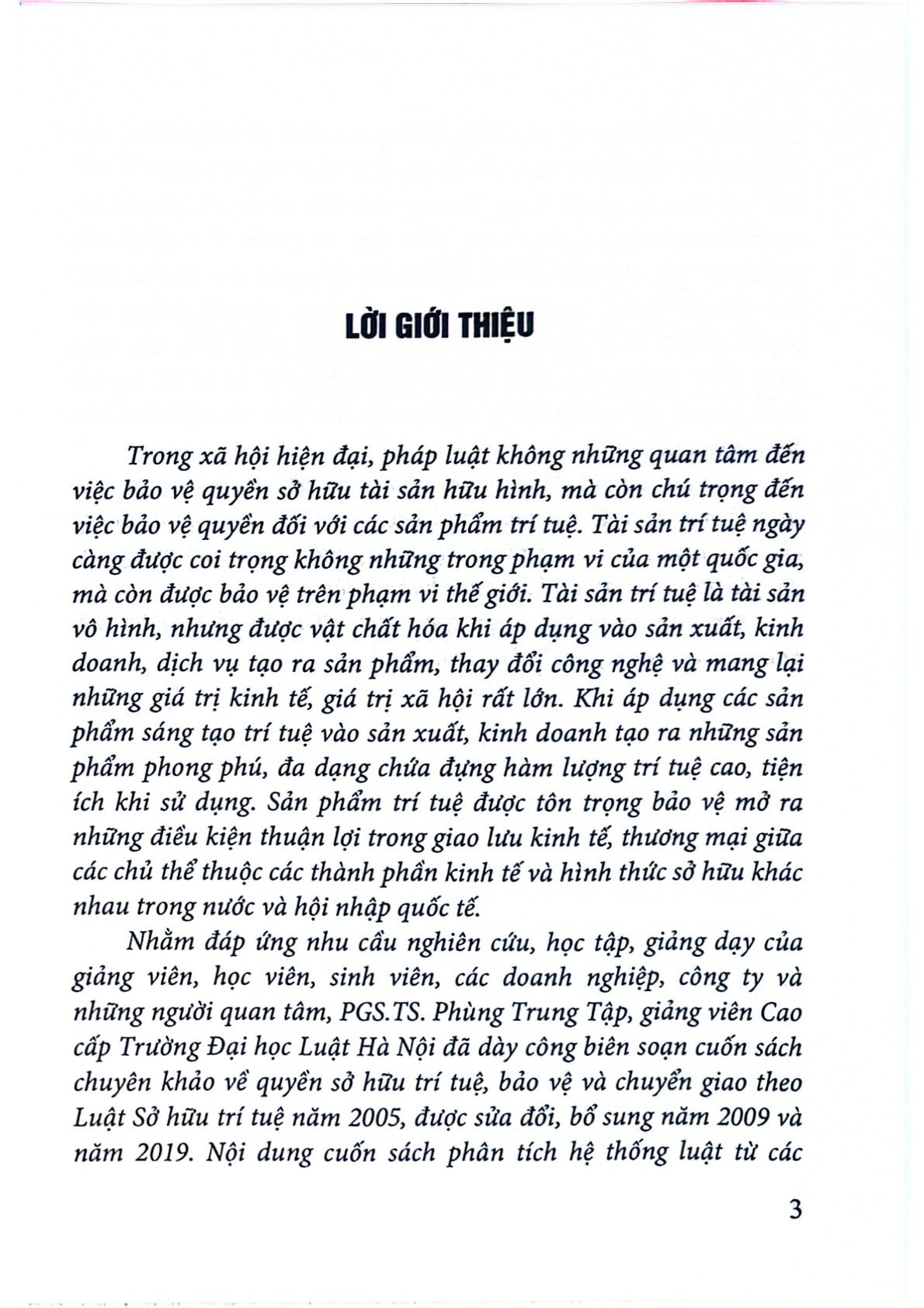 Quyền Sở Hữu Trí Tuệ, Bảo Vệ Và Chuyển Giao  - PGS.TS.Phùng Trung Tập