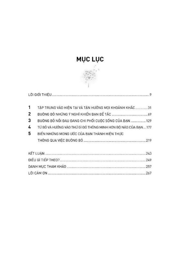 Sức mạnh của buông bỏ