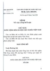 Luật Đường Bộ Năm 2024 - Quốc hội (Chính Trị QG) (XB 2024)