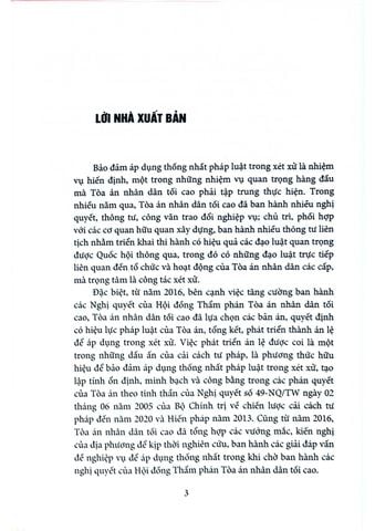  39 Án Lệ Và Các Giải Đáp Nghiệp Vụ Của Tòa Án Nhân Dân Tối Cao - Từ Năm 2016 Đến Năm 2020  - ThS. Tạ Đình Tuyên 