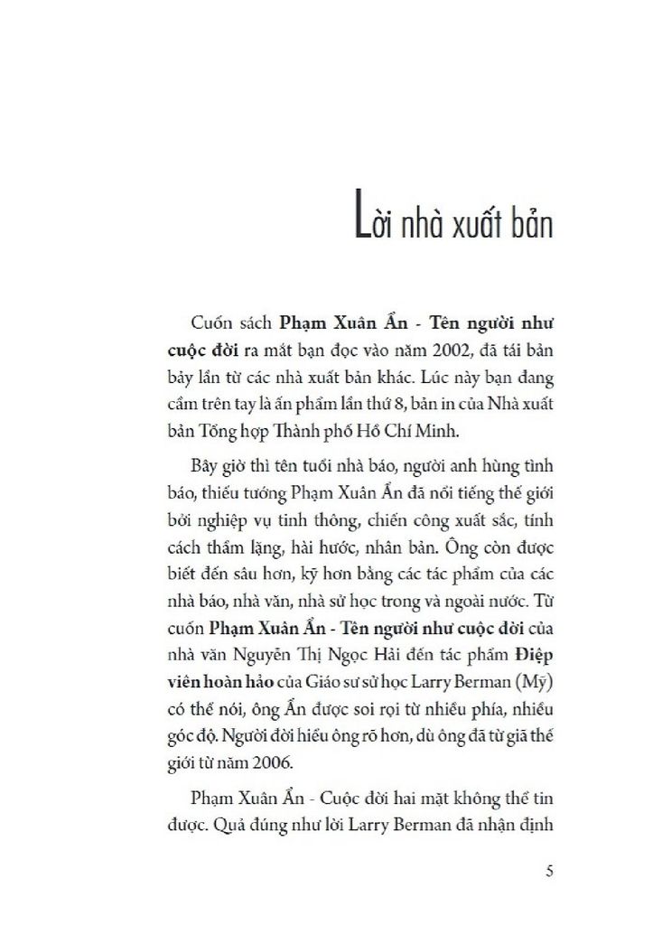 Phạm Xuân Ẩn Tên Người Như Cuộc Đời - Nguyễn Thị Ngọc Hải