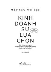Kinh Doanh Sự Lựa Chọn - Matthew Willcox