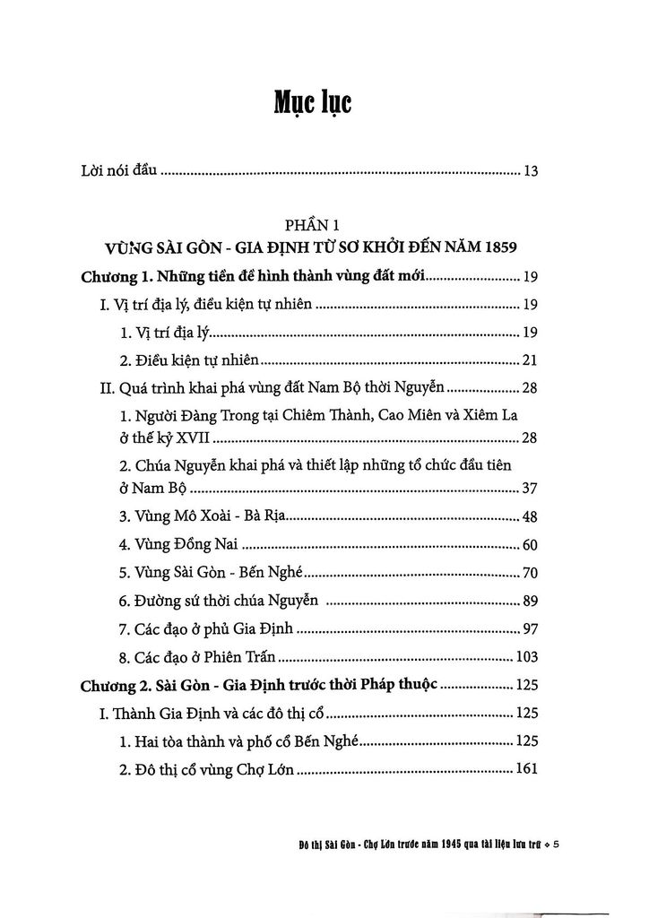 Đô Thị Sài Gòn Chợ Lớn Trước Năm 1945 Qua Tài Liệu Lưu Trữ - Nhiều Tác Giả