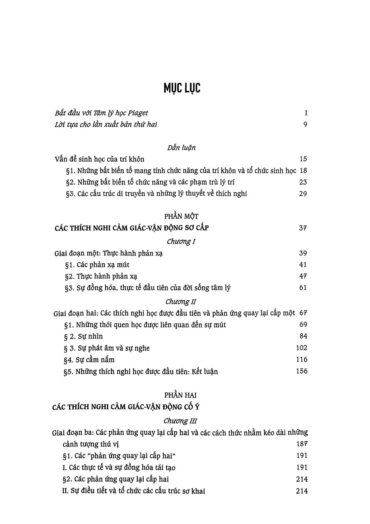 Sự Ra Đời Trí Khôn Ở Trẻ Em - Jean Piaget