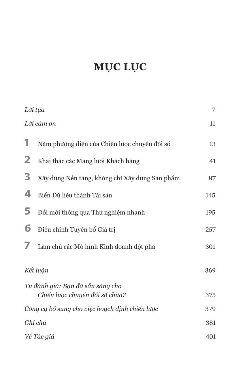 Chiến Lược Chuyển Đổi Số - Digital Transformation Play Book - David L. Rogers
