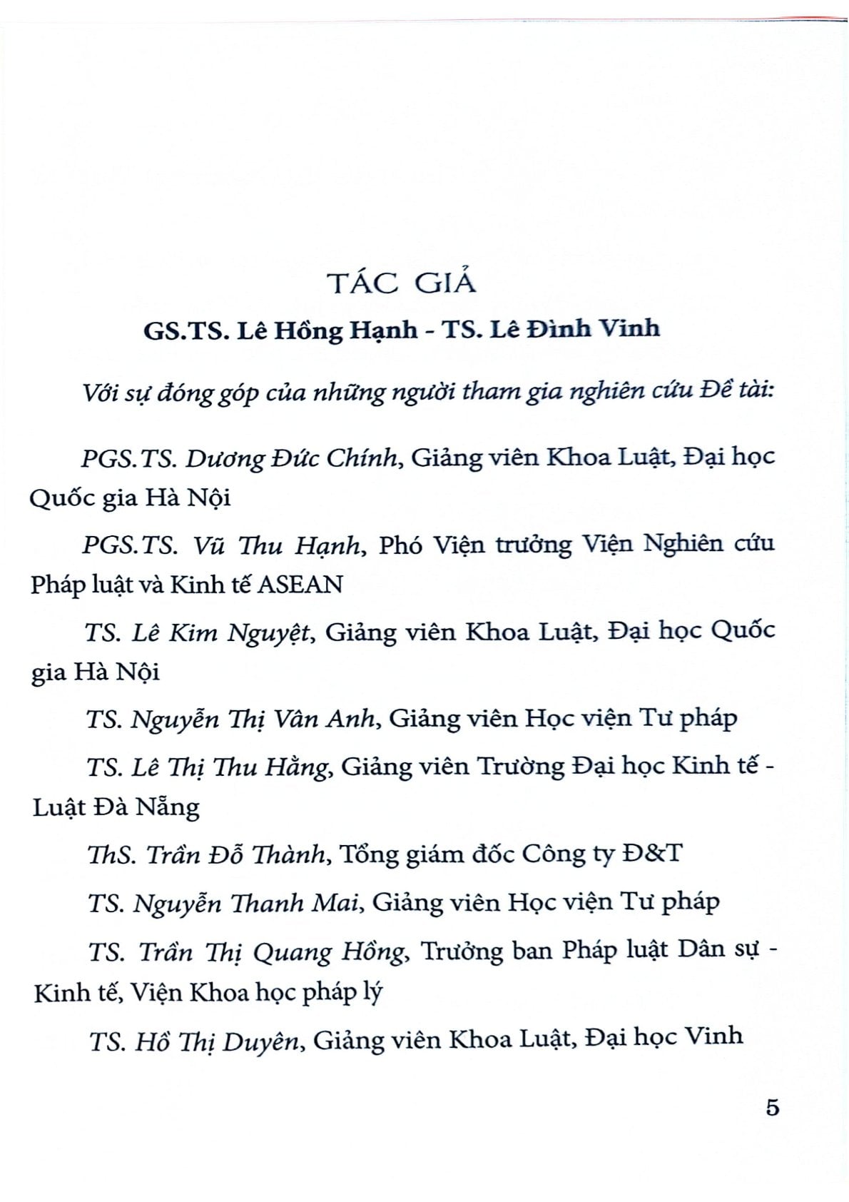 Pháp Luật Về Bồi Thường Thiệt Hại Môi Trường Ở Việt Nam - Lý Luận Và Thực Tiễn  - GS.TS. Lê hồng Hạnh - TS. Lê Đình Vinh