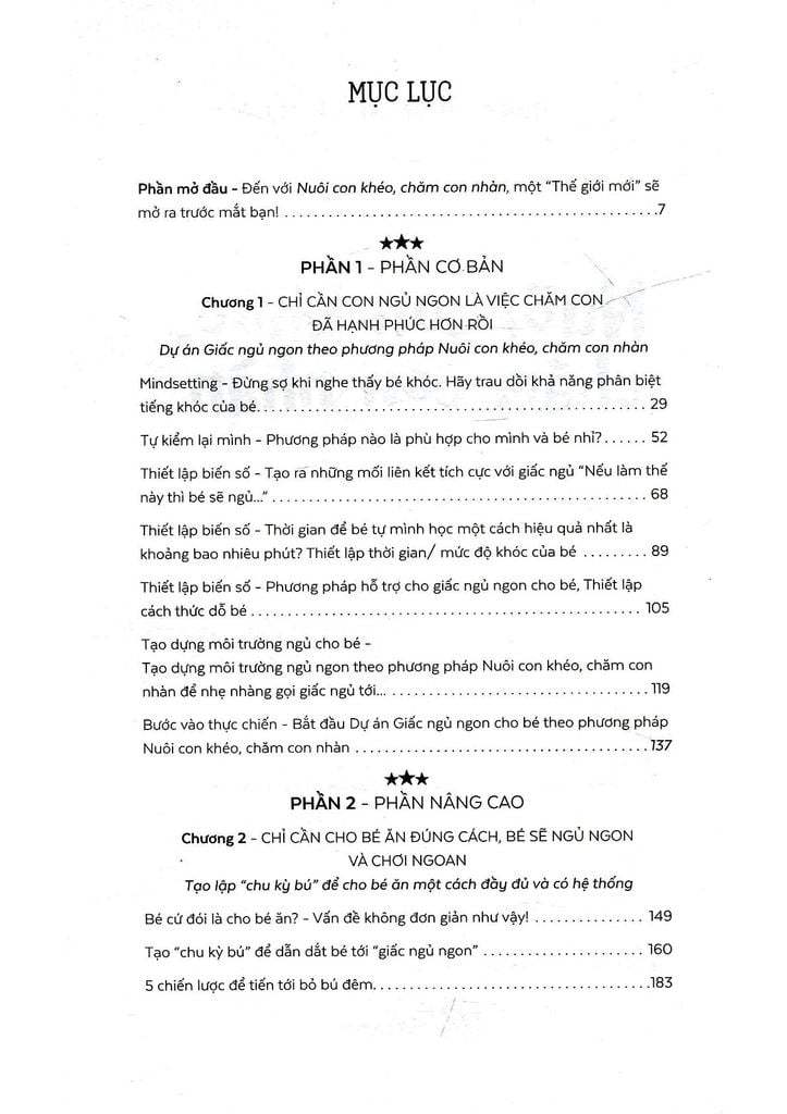 Nuôi con khéo chăm con nhàn