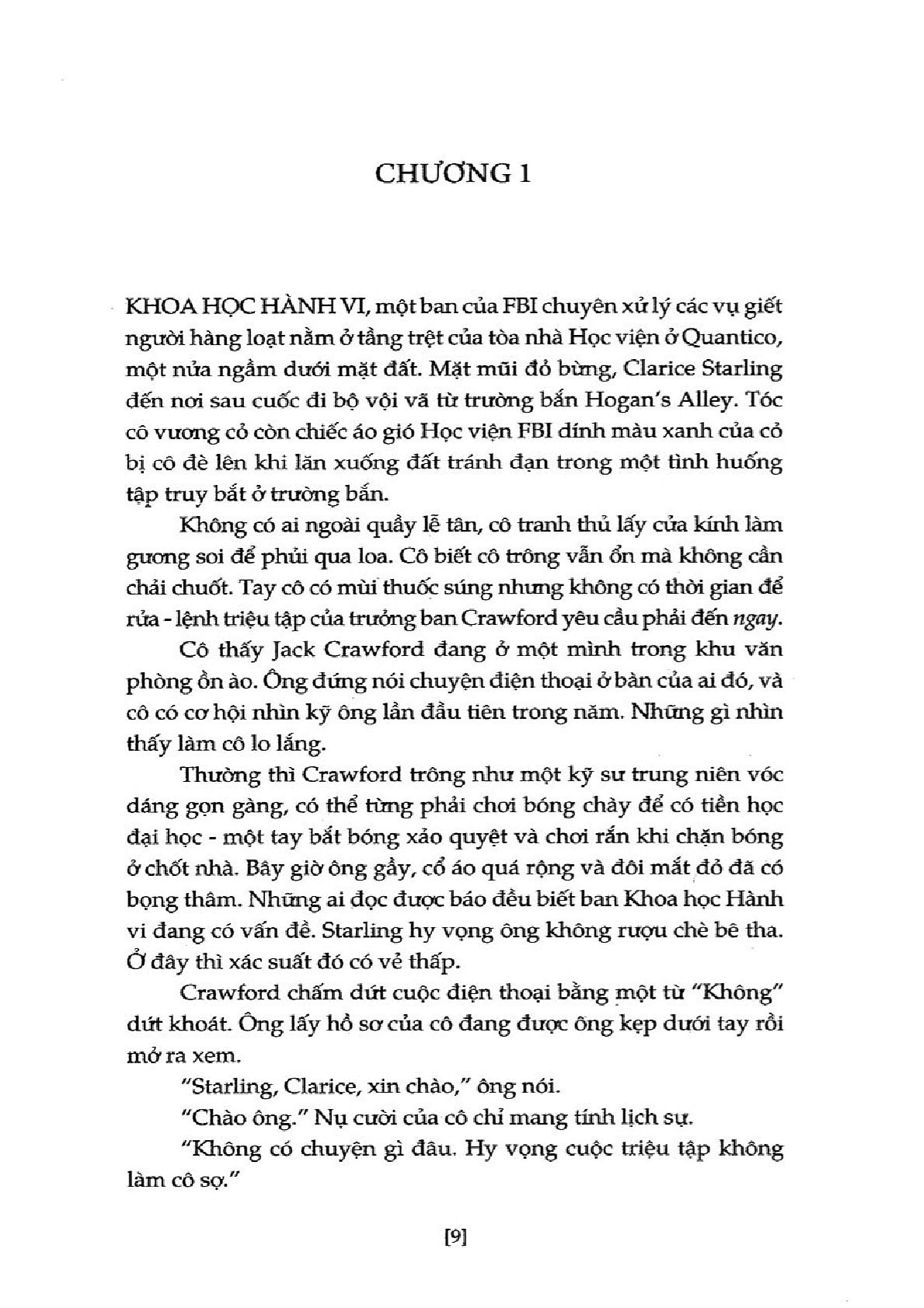 Sự im lặng của bầy cừu - Thomas Harrirs