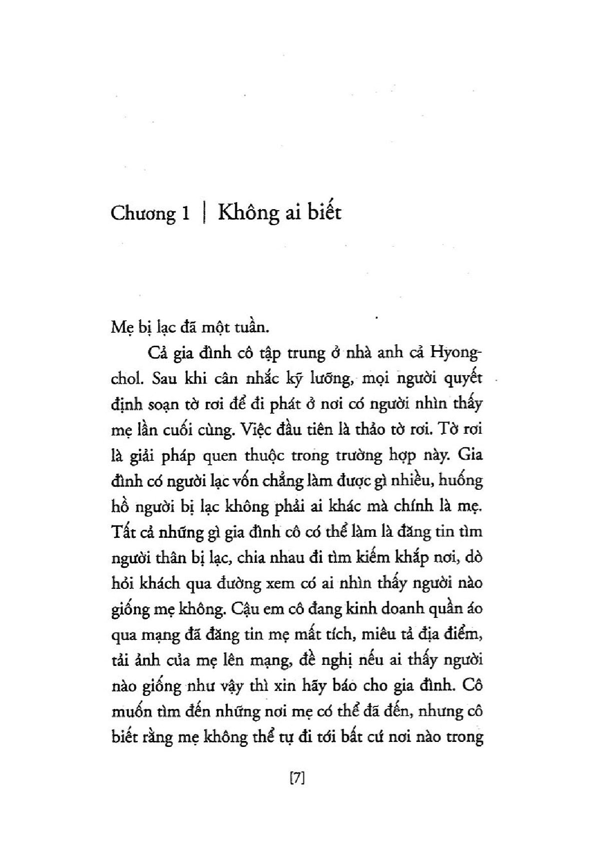 Hãy Chăm Sóc Mẹ - Shin Kyung-Sook
