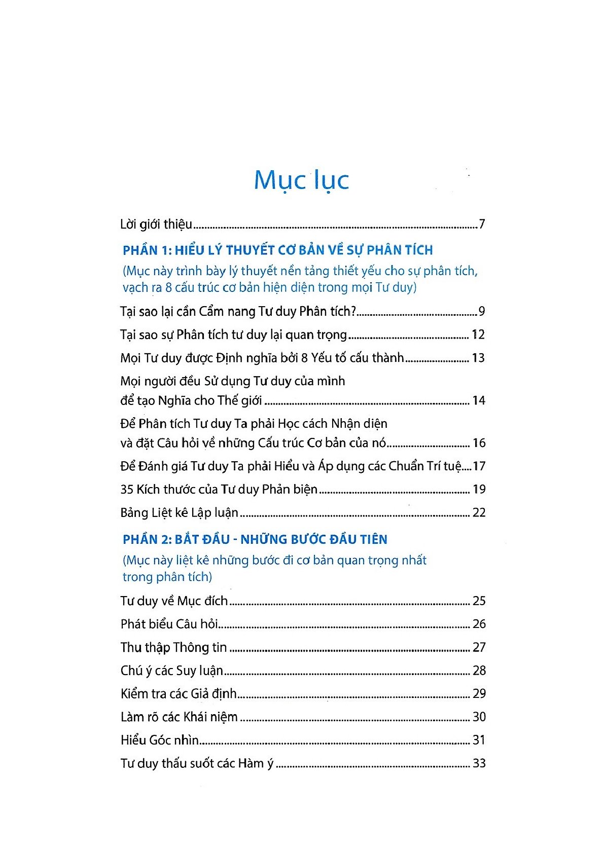 Cẩm Nang Tư Duy Phân Tích  - Richard Paul, Linda Elder