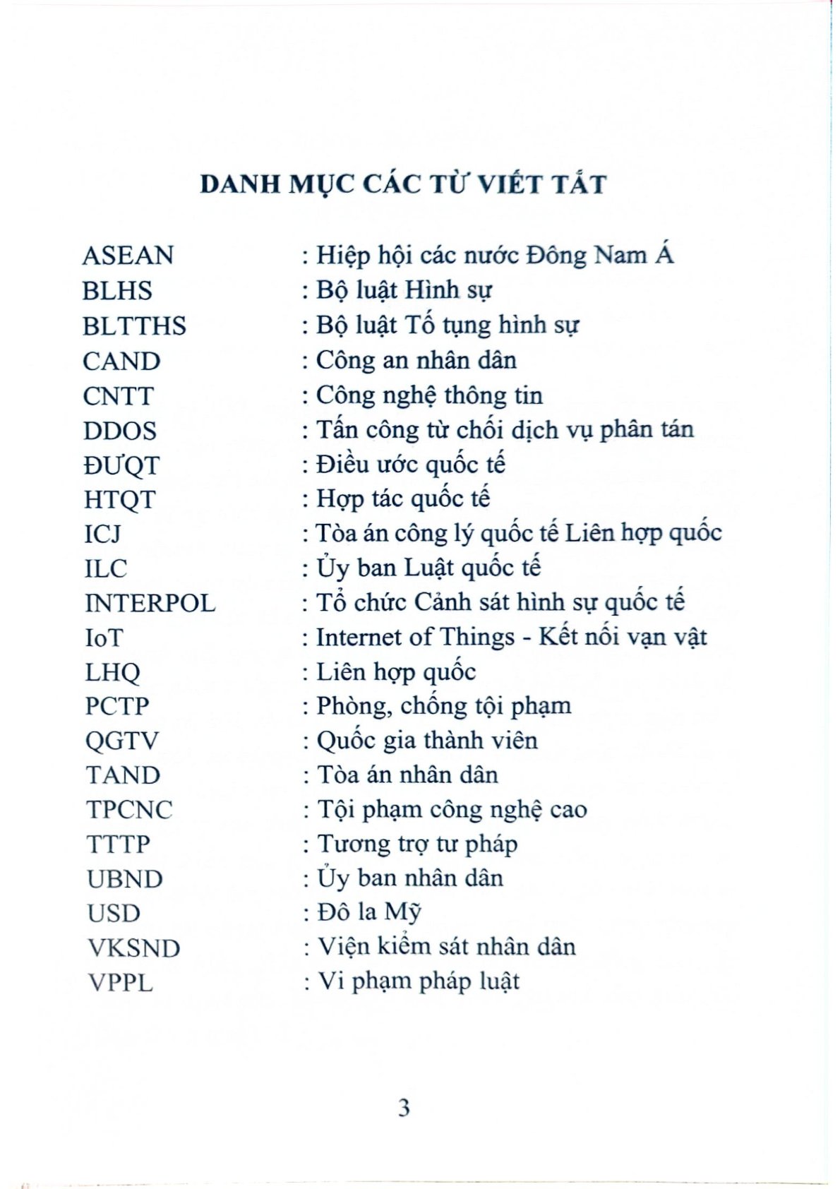 Pháp Luật Quốc Tế Trong Hợp Tác Đấu Tranh Phòng , Chống Tội Phạm Công Nghệ Cao  - TS. Đỗ Quí Hoàng