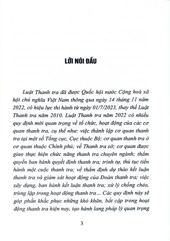  Những Điểm Mới Và Nội Dung Cơ Bản Của Luật Thanh Tra Năm 2022  - Thanh tra Chính phủ 