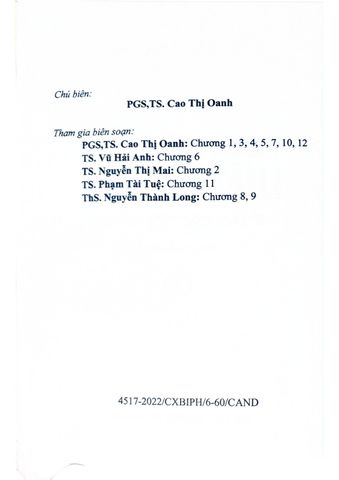  Hướng Dẫn Môn Học Luật Hình Sự - Tập 2 (Phần Các Tội Phạm)  - PGS.TS. Cao Thị Oanh 