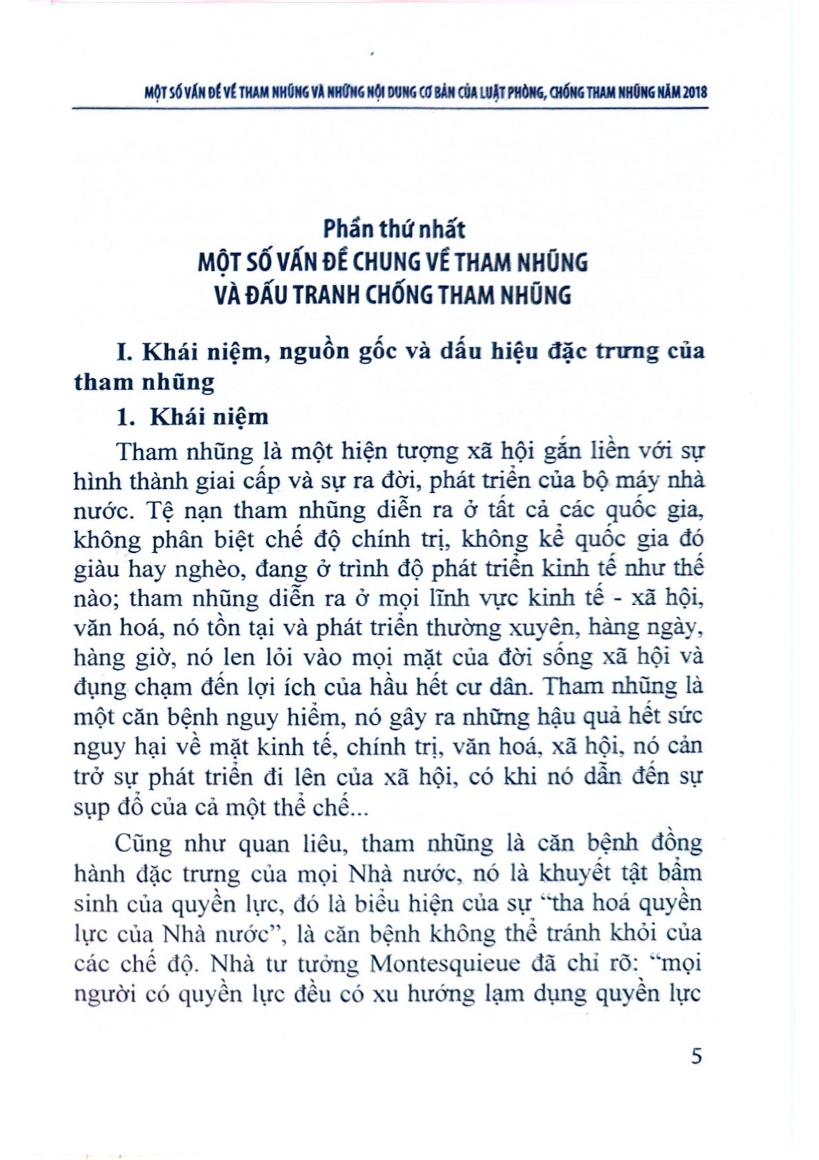 Một Số Vấn Đề Về Tham Nhũng Và Nhũng Nội Dung Cơ Bản Của Luật Phòng, Chống Tham Nhũng Năm 2018  - TS. Đinh Văn Minh