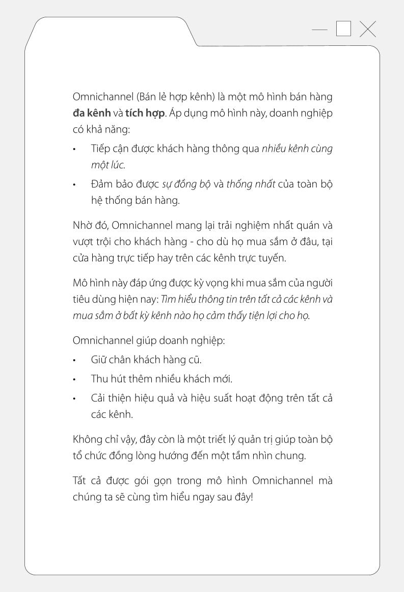 Bán Lẻ Hợp Kênh Omnichannel - Nguyễn Quốc Tuấn