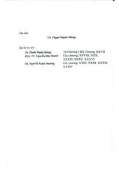 Bình Luận Khoa Học Bộ Luật Tố Tụng Hình Sự Năm 2015 Được Sửa Đổi, Bổ Sung Năm 2021 ( Tái Bản Lần Thứ 2) - TS. Phạm Mạnh Hùng
( Chủ biên)