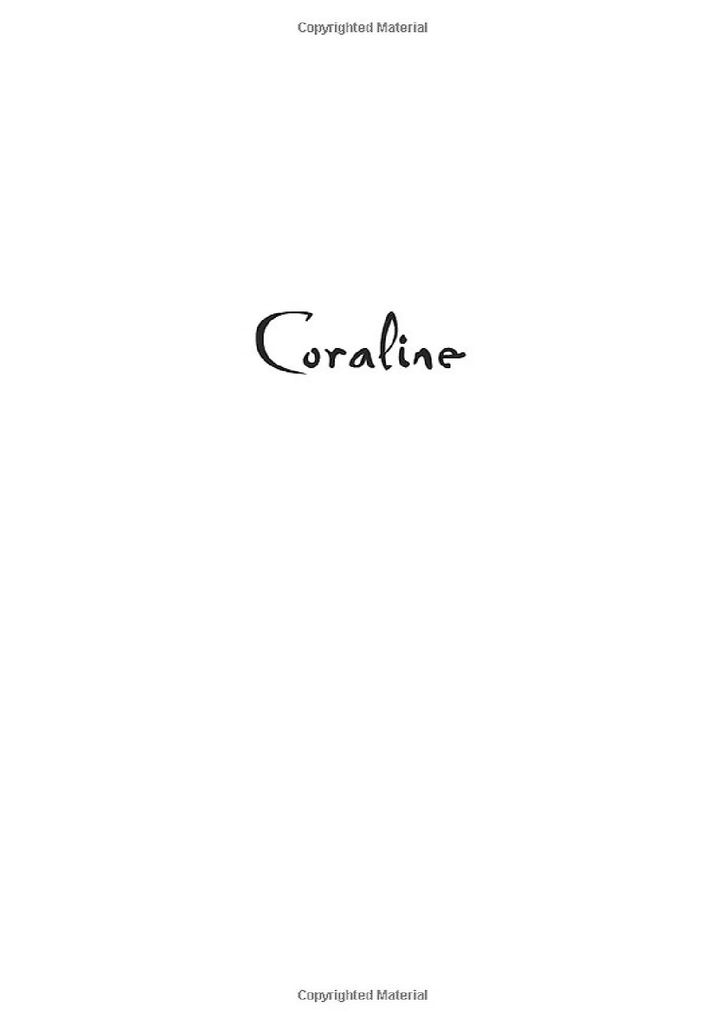 Coraline - Neil Gaiman