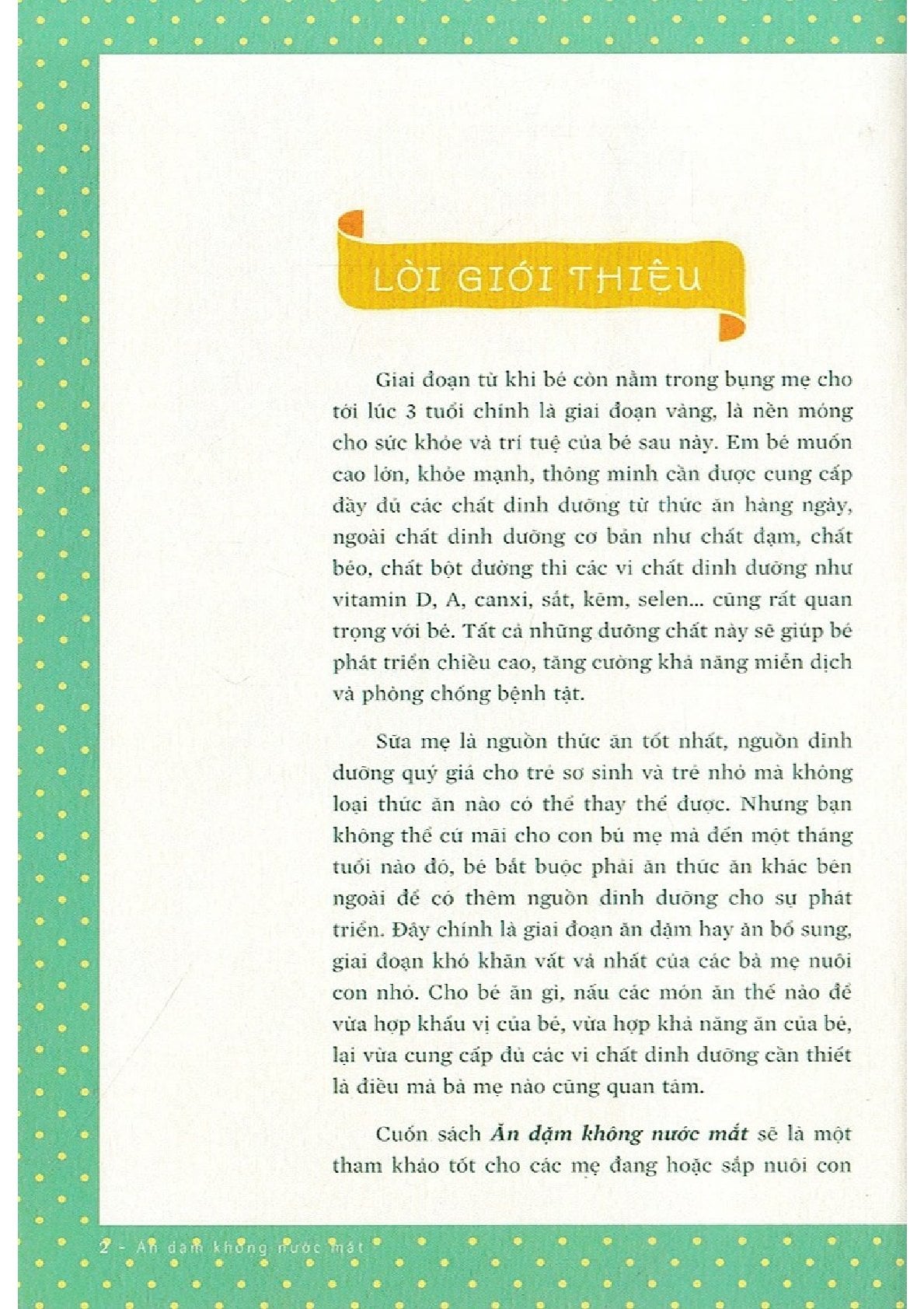 Ăn dặm không nước mắt - Nguyễn Thị Ninh