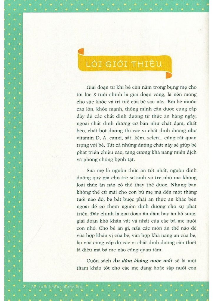 Ăn dặm không nước mắt