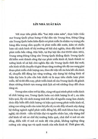  Con Đường Trung Quốc Và Phát Triển Kinh Tế Chất Lượng Cao - Lệ Dĩ Ninh (chủ biên)
Trình Chí Cường (Phó Chủ biên)
Triệu Thu Vận (Trợ lý Chủ biên) (CTQG) 