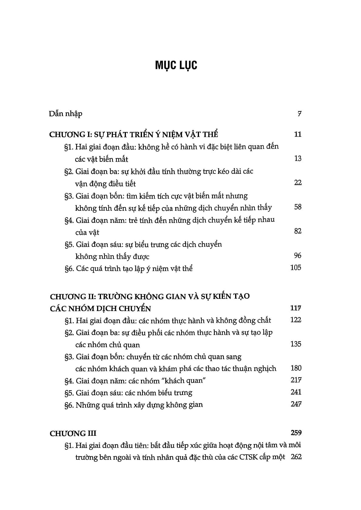 Sự Xây Dựng Cái Thực Ở Trẻ - Jean Piaget