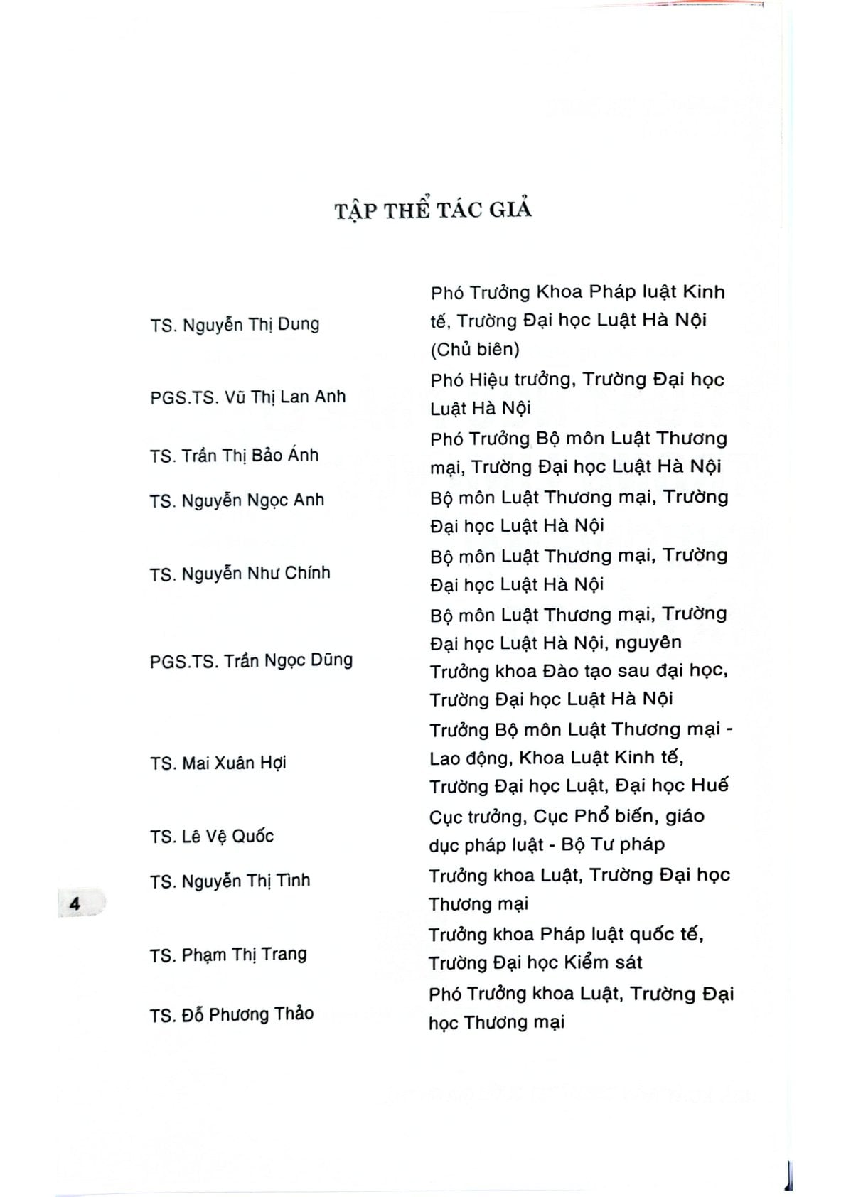 Thuật Ngữ Pháp Lý Trong Lĩnh Vực Thương Mại Và Đầu Tư - TS Nguyễn Thị Dung (CTQG)