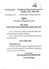 Luật Hợp Tác Xã Năm 2023 - Quốc Hội