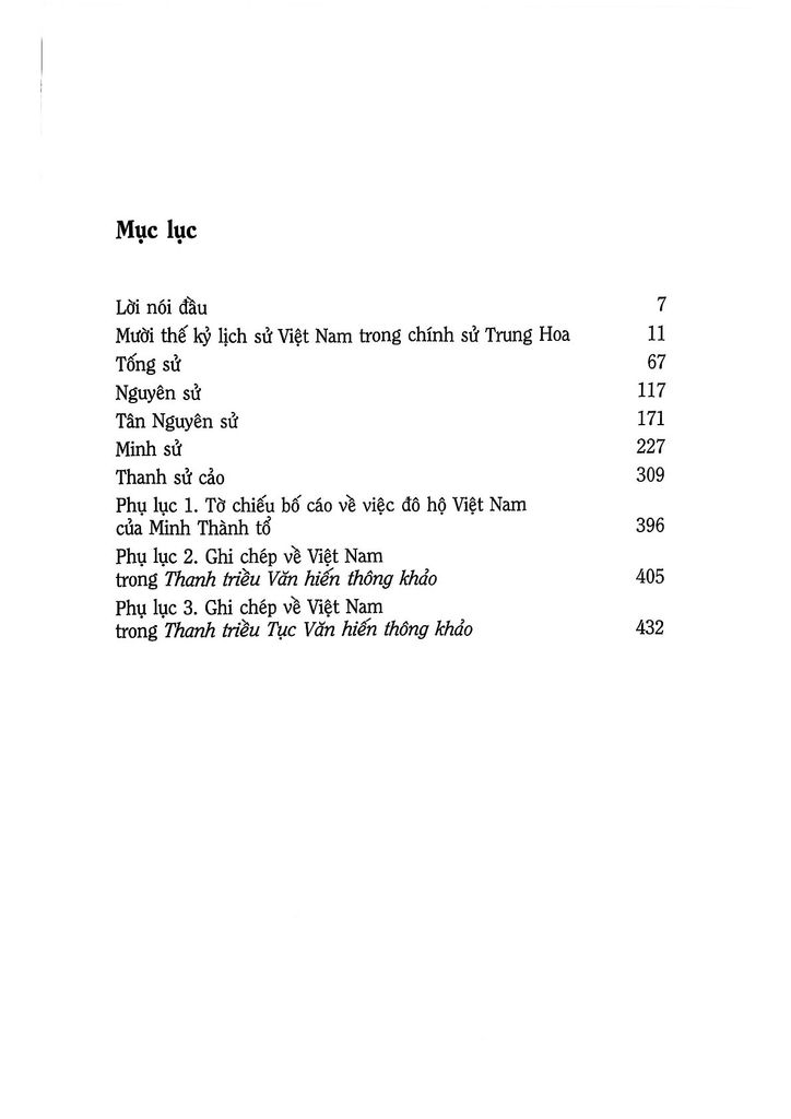 Lịch Sử Việt Nam Qua Chính Sử Trung Hoa - Tống Sử, Nguyên Sử, Tân Nguyên Sử, Minh Sử, Thanh Sử Cảo -  Cao Tự Thanh