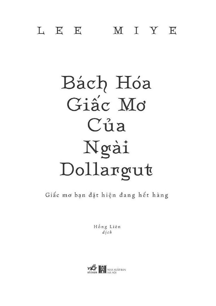 Bách Hóa Giấc Mơ Của Ngài Dollargut - Lee Miye