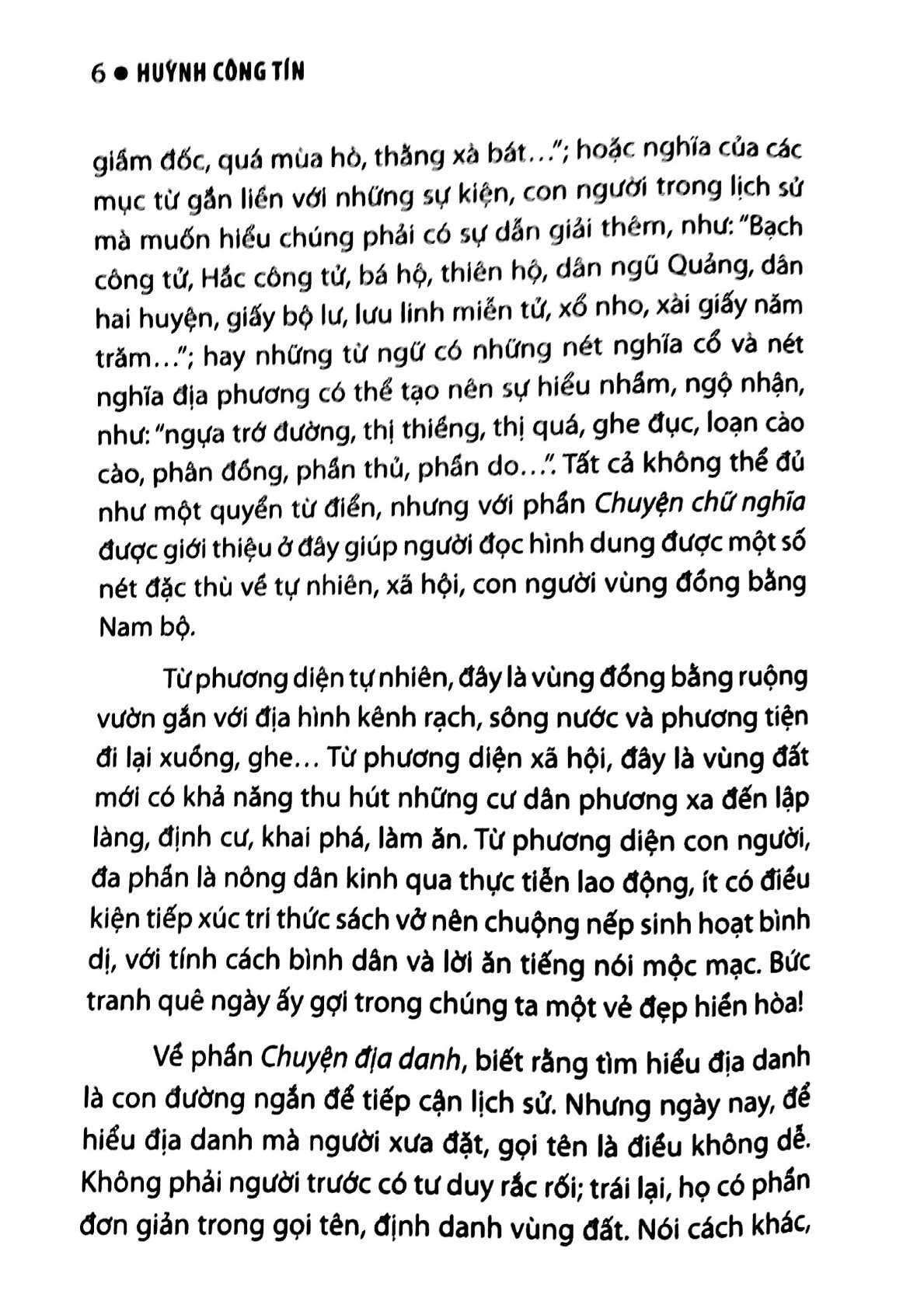 Chuyện Địa Danh Chữ Nghĩa Nam Bộ - Huỳnh Công Tín
