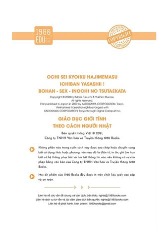  Giáo Dục Giới Tính Theo Cách Người Nhật - Yukihiro Murase, Mami Fukuchi 