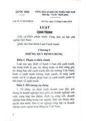 Luật Cạnh Tranh - Quốc Hội