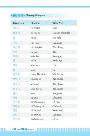  3000 Từ Vựng Tiếng Hàn Theo Chủ Đề 