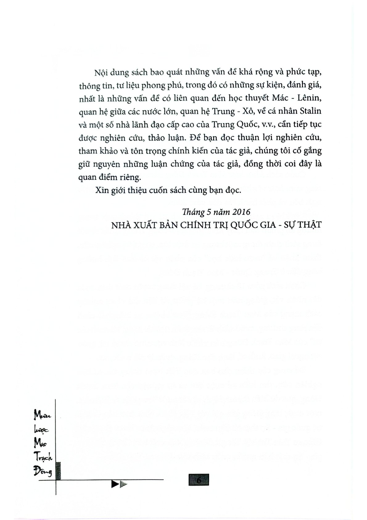 Mưu Lược Mao Trạch Đông - Tiêu Thi Mỹ