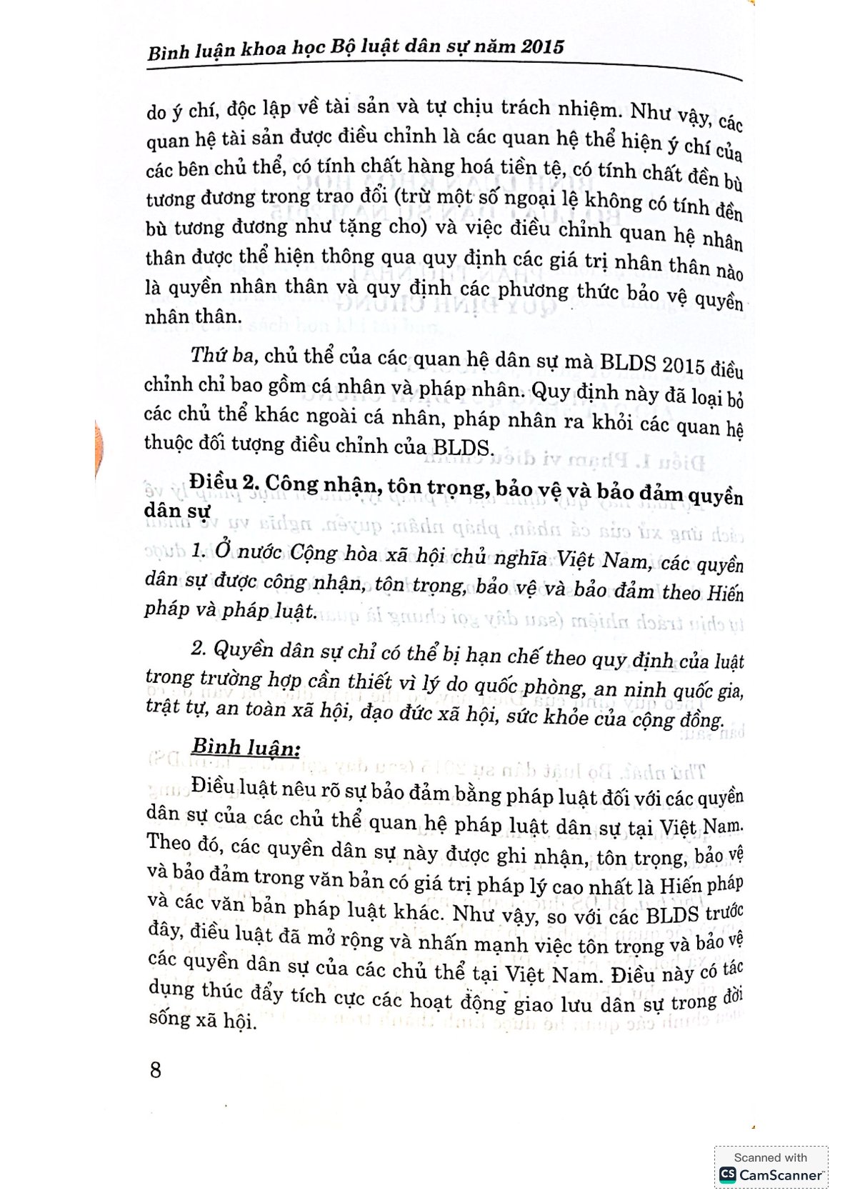 Bình Luận Khoa Học Bộ Luật Dân Sự - TS. Nguyễn Minh Tuấn (Chủ biên)