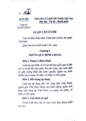 Luật Căn Cước - Quốc hội