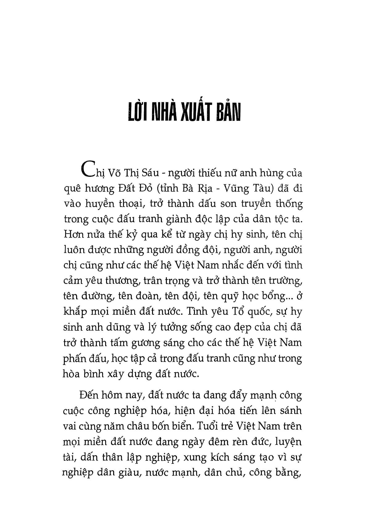 Võ Thị Sáu - Con Người Và Huyền Thoại - Nguyễn Đình Thống (Tái Bản 5/2025)